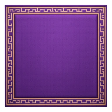 traditional patterned purple carpet sticker