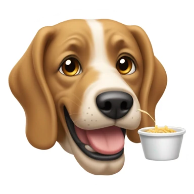 Aggiungi bassotto che mangia  sticker