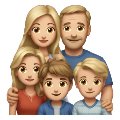 Duffy with his family  sticker