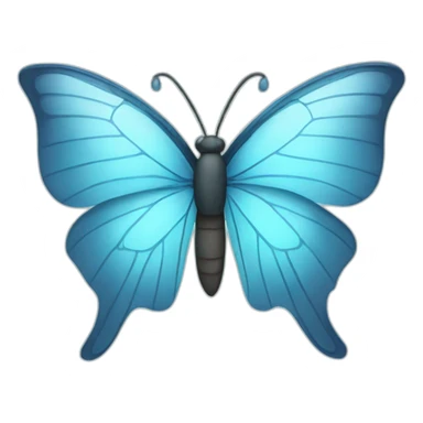 ice butterfly sticker