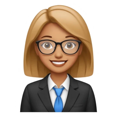 Business analytics woman sticker