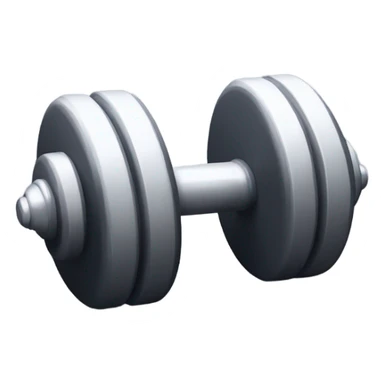 3d dumbell emoji  sticker