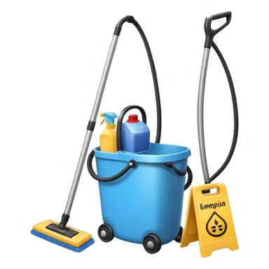 cleaning equipments sticker