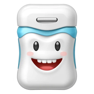 dental floss plastic sticker