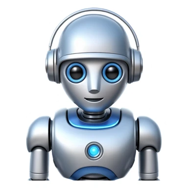 Robot assistant sticker