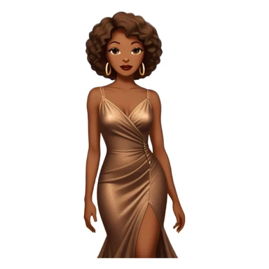 Black woman jazz singer performing outside a jazz club in Paris at night, street lamps, Parisian architecture sticker