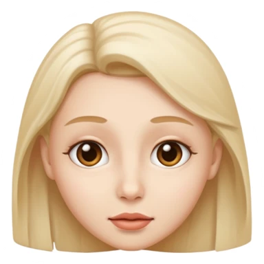 Whispering face sticker