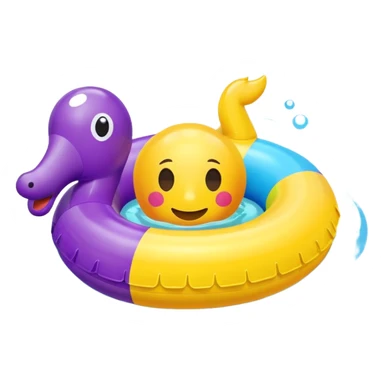 pool toy sticker