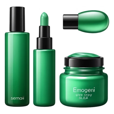 green corean cosmetics sticker