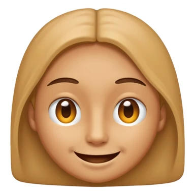 A smiling face with barely open eyes. sticker