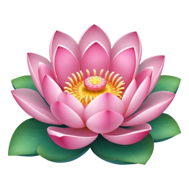 A traditional pink Lotus sticker