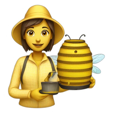 beekeeper lady sticker