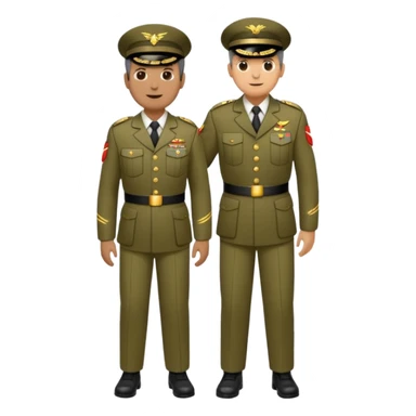 Pastor alemão usando equipamento militar full body sticker