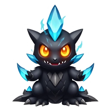 Elemental Dark type natural Pokémon-Fakémon-creature sticker