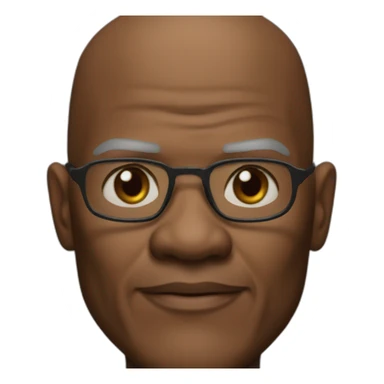 Samuel L. Jackson bald sticker