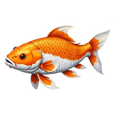 Koi fish sticker