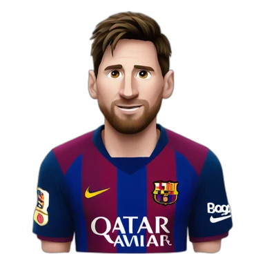 Leo messi Barcelona sticker