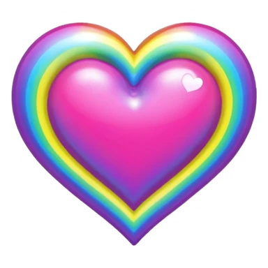 Lisa frank heart sticker