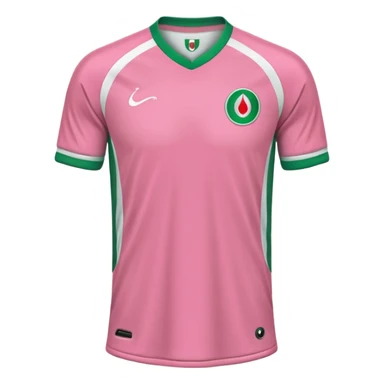 maillot de foot de l’algérie rose sticker
