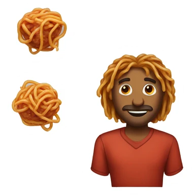 you look like spaghetti with meatballs sticker