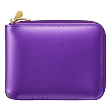 glitter purple wallet sticker