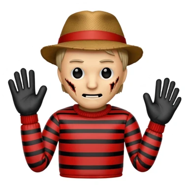 Freddy Kruger emojie sticker