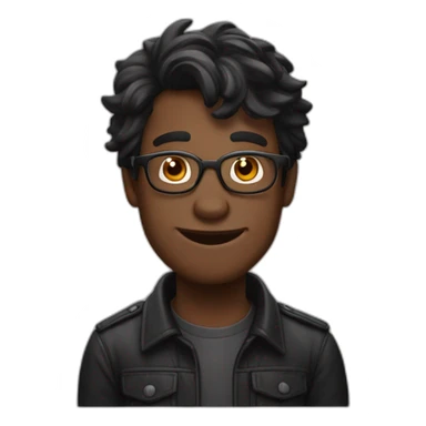 Homme noir sur cochon sticker