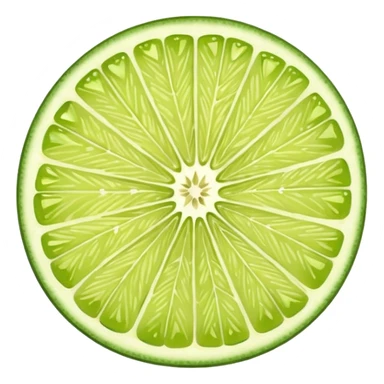 lime slice sticker