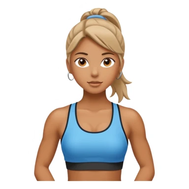 Fit girl body sticker