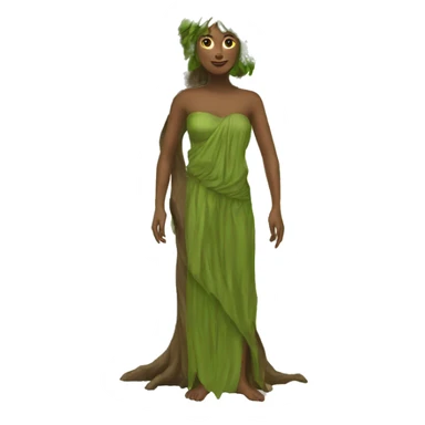 driade tree woman sticker