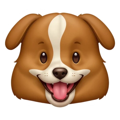 perro con lengua afuera sticker