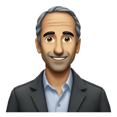 Zemmour who is smiling sticker