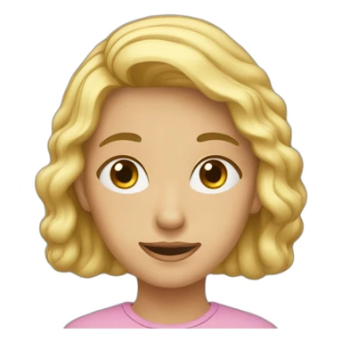 Девушка за компом  sticker