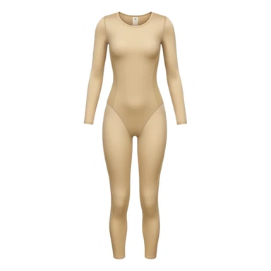 create an emoji, body suit in color beige, for women, no human sticker