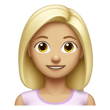 Pilates blonde girl  sticker