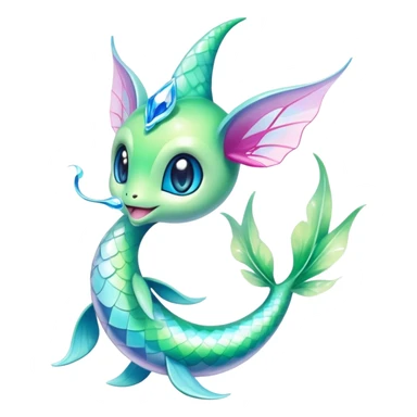Shiny Exotic Dratini-Celebi-Amaura-Hybrid-Creature sticker
