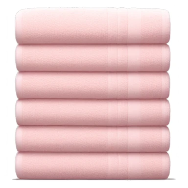 Light pink stacked towels sticker