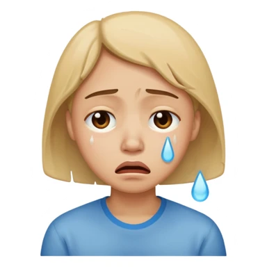 Crying so hard sticker