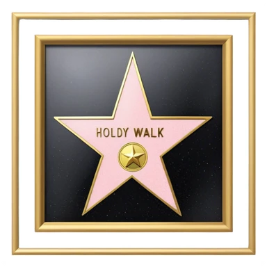 hollywood walk of fame sticker