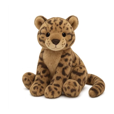 jellycat stuffed plush clouded leopard sticker