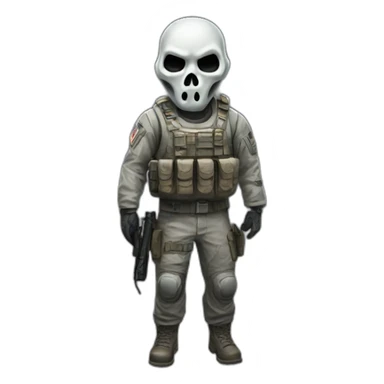 Ghost Call of Duty sticker