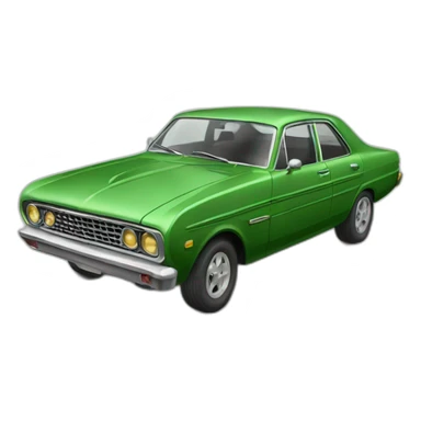 green old ford falcon sticker