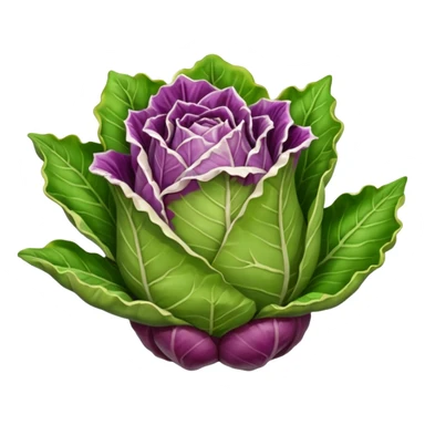 mi serve uno stile più cartoon e senza persona, il radicchio deve diventare animato  sticker