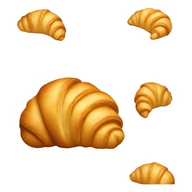 Woman body with croissant head sticker