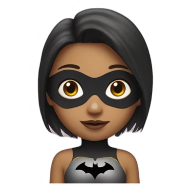 Girl with batman sticker