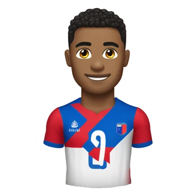 Ronaldo avec le maillot de haiti sticker
