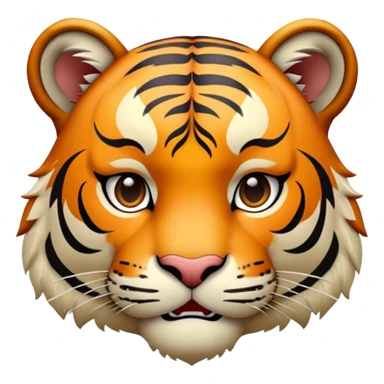 tiger face Kappa meme with sarcastic smirk for Twitch emote sticker