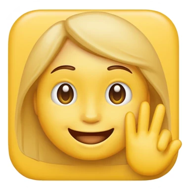 yellow emoji who do fingermouthing sticker