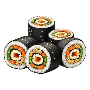 vegan kimbap sticker