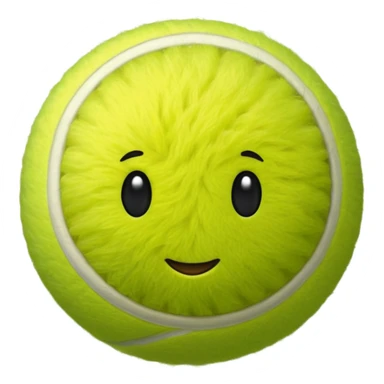 balle de TENNIS et pas de golfe rose sans visage sticker